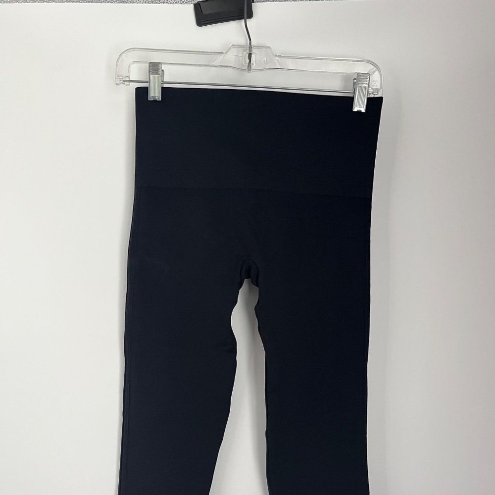 Spanx Solid Black Stretch Pull On Compression Sha… - image 3
